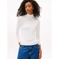 Tommy Hilfiger Camiseta De Manga Larga Y Cuello Alto Dw0dw19830