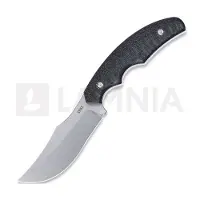 CRKT Burrower 3610 Stonewashed D2, Black Micarta, cuchillo fijo, diseño de Kaila Cummings