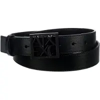 Armani Exchange para mujer. 9411300A87400020 Cinturón negro (75cm), Casual, Sintético, Imitación cuero, outlet 2026.