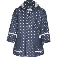 Playshoes Abrigo azul oscuro / blanco