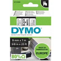 Dymo S0720680 / 40913 cinta negro sobre blanco 9 mm (original)