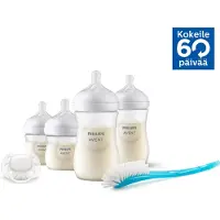 Philips Juego De 4 Biberones 1 Chupete Y 1 Cepillo Natural Response