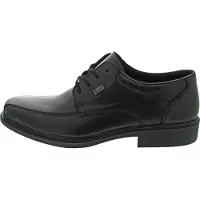 Rieker Zapatos con cordón 'Schnürschuh Herren B0013-00 Echtleder in schwarz' negro