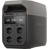 EcoFlow Delta 3, estación de energía de 1024 Wh con 4 salidas de corriente alterna y 4 puertos USB