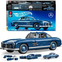Mega Juego De Construcción Hot Wheels Premium Mercedes 300sl Car 1600 Piezas