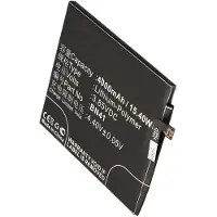 AccuCell Batería adecuada únicamente para Xiaomi Note 4. Batería BN41, BN41L, de polímero de litio, 3.85V, 4000mAh, 15.4Wh, integrada, sin necesidad de herramientas