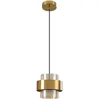 Toolight Lámpara Colgante De Techo App1236-1Cp Gold18X18X16Cm
