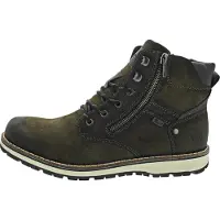 Rieker Botas con cordones gris / oliva