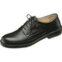 Finn Comfort Zapatos con cordón 'Schnürschuh Herren 01204 062099 Glattleder in schwarz' negro