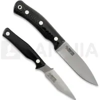 Casström Cuchillo doble Swedish Hunters Combo, Black Micarta