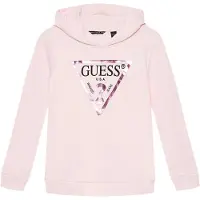 GUESS Sudadera rosa / rosa oscuro / negro