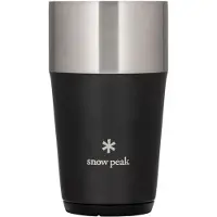 Snow Peak - Shimo Tumbler - Vaso aislante size 470 ml, negro/gris