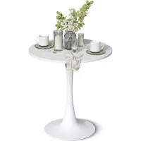 Vicco Mesa de comedor Carl Blanco 70 x 70 cm, Model 57358