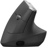 Logitech MX Vertical Advanced ratón ergonómico inalámbrico (4 botones)