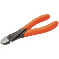Bahco Alicates De Corte Diagonal Para La Industria Pesada Con Mangos De Un Solo Material Y Acabado Fosfatado 160 Mm