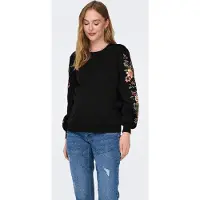 ONLY Maternity Sudadera mezcla de colores / negro