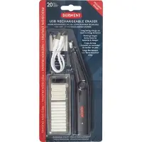 Derwent 2305810 goma de borrar recargable USB negro
