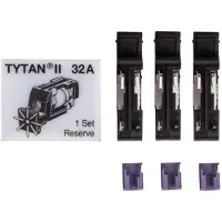 Eaton Enchufe de seguridad D02/gG/32A/400V Z-SLS/B-32A con indicador, número de artículo 289973 (3 unidades)