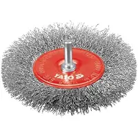 YATO YT-4758, Cepillo de pre-pulido, 4500 RPM, 10 cm, Rojo, Acero inoxidable