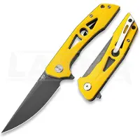 Bestech Navaja Eye of Ra - Gray PVD - G10, amarillo