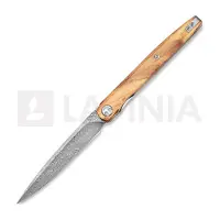Bestechman Navaja Lanza - Damascus - Olive Wood