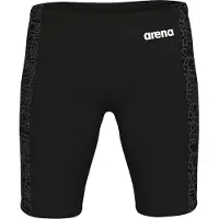 Arena Bermudas 'SNAKESKIN JAMMER' gris oscuro / negro