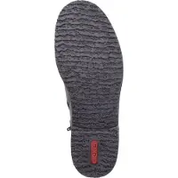 Rieker Botines con cordones gris oscuro