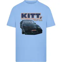Merchcode Camiseta 'Knight Rider Kitt' azul / navy / naranja / blanco