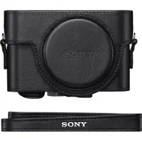 Sony RX100 Funda de Cuero con Apertura para Jack de Micrófono (LCJRXKB.SYH)