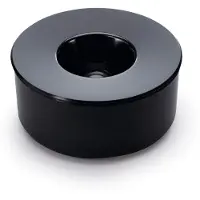 Durable Cenicero KULAN resistente de color negro