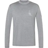 Super.natural - Sailing Boat Bio Jersey L/S - Camiseta de merino size XL, gris