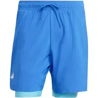 Adidas adidasPantalón corto Club Tennis Climacool 2-in-1 S Glow Blue Hombre