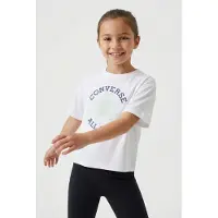 Converse Camiseta azul oscuro / menta / blanco