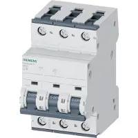 Siemens Interruptor automático Automat C, 16A, modelo 5SY43167, 400V, 10kA, 3 polos