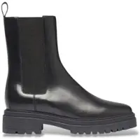 Ba&sh para mujer. 2H20CODA Botas de Piel Coda negro (39), 3 a 5cm, Ninguno, Casual, outlet 2026.