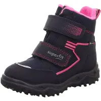 Superfit Botas de nieve 'HUSKY' navy / gris plateado / fucsia