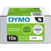 Dymo 2093097 cinta negro sobre blanco 12 mm 10 cintas 45013 (original)