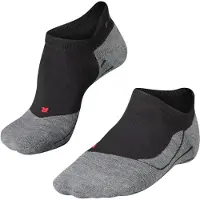 Falke - RU4 Invisible - Calcetines de running size 42-43, gris/negro