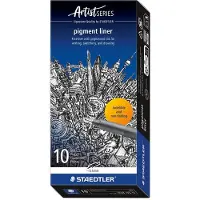 Staedtler Rotulador Pigment Liner 308 0.5mm 10 Unidades