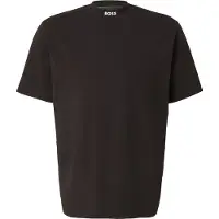 BOSS para hombre. 50562120 Camiseta Collar negro (S), Casual, Algodón, Manga corta, outlet 2026.