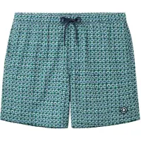 The Sunshine Brand Bermudas 'Scott Batic Lotus' azul / jade / blanco