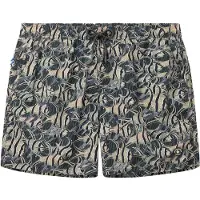 Shiwi Bermudas 'Nate' beige / azul oscuro / verde oscuro