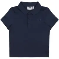 FILA Pomaia Regular Logo Polo Shirt Black Iris Talla: 122/128 | Camisas Outlet | Unisex | Negro