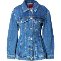 HUGO Chaqueta de entretiempo azul denim