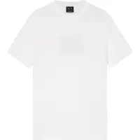Armani Exchange para hombre. XM002456AF10356U0009 Camiseta casual blanco (M), Algodón, Manga corta, outlet 2026.