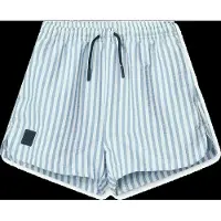 Liewood - Kid's Aiden Seersucker Board Shorts - Shorts de surf size 134, gris