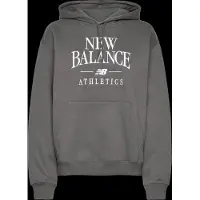 New Balance Sudadera 'Trackside' antracita / blanco