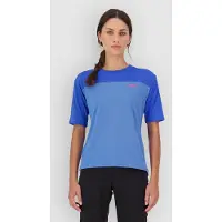 Mons Royale - Women's Diversion Merino Bike Jersey S/S - Maillot de ciclismo size L, azul