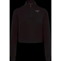 Puma Sudadera con cremallera deportiva 'Cloudspun' negro / blanco