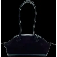 Núnoo Ayo Suede Black Talla: OS | Bolsos de Mano Outlet | Unisex | Negro